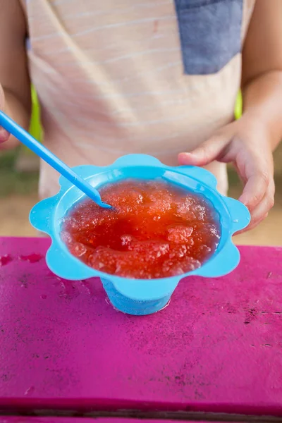 Red Shave Ice Oahu Hawaii