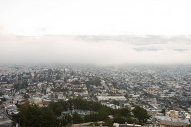 İkiz Tepeler San Francisco şehir manzarası