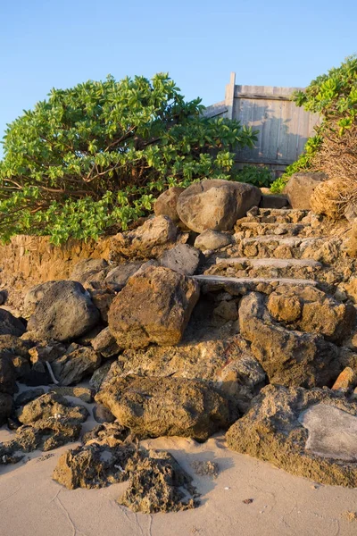 공공 해변 액세스 하와이 오아후 섬 — 스톡 사진