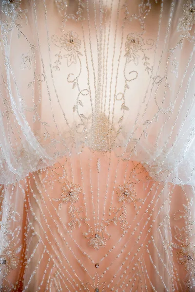 Détail robe de mariée — Photo