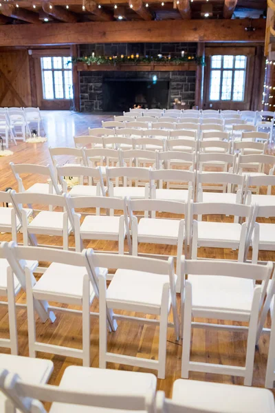 Huwelijk ceremonie plaats Setup — Stockfoto