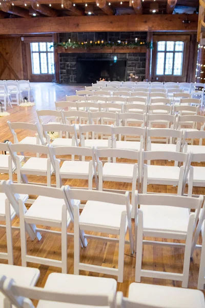 Installation du lieu de la cérémonie de mariage — Photo