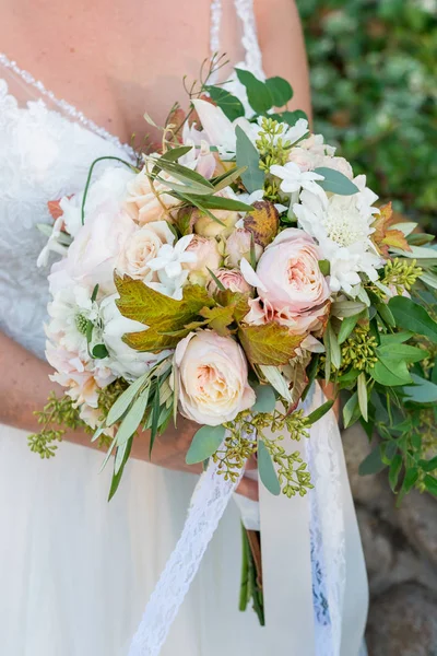 Bouquet da sposa al matrimonio — Foto Stock
