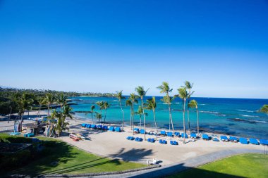 Plaj Cabanas Mauna Lani Bay Hawaii