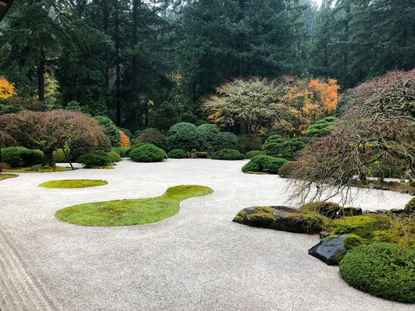 Japanese Garden Portland Oregon — Stock Photo, Image