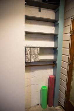 Yoga paspaslar ve stüdyoda blokları