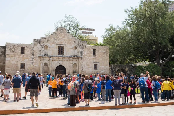 Alamo Plaza San Antonio, Texas — Stockfoto
