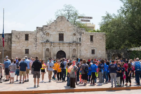Alamo Plaza San Antonio Texas — Foto de Stock