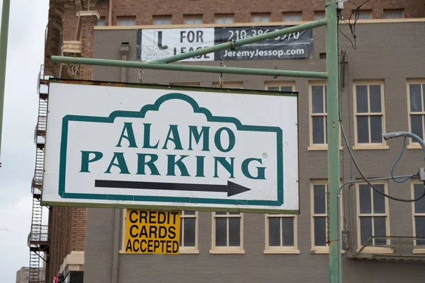 Alamo Parking San Antonio Texas — Stock Photo, Image