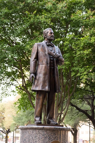 Historic Park Statue San Antonio Texas — Stock Photo, Image