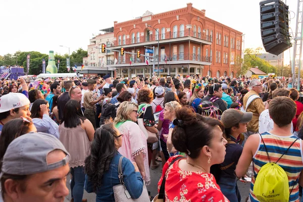 Fieesta San Antonio premiärkvällen firande — Stockfoto