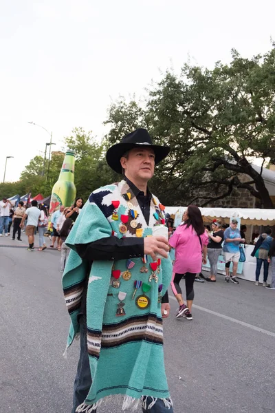 Fieesta San Antonio Celebración de la noche de apertura — Foto de Stock