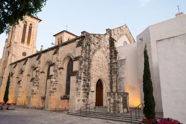 Iglesia Histórica de San Antonio Plaza Principal — Foto de Stock