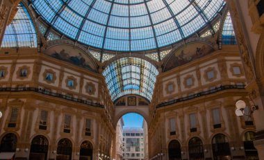 Milan İtalya 16 Haziran. 2019 Altın Galeri