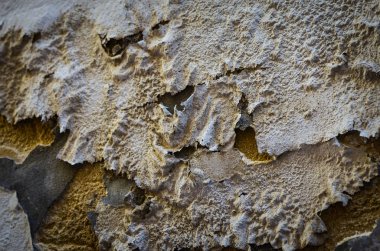 İspanyol şehirlerinin tarihi sokaklarında soyut duvar tasarımı