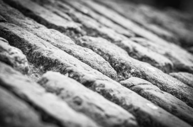 İspanyol şehirlerinin tarihi sokaklarında soyut duvar tasarımı 