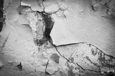 İspanyol şehirlerinin tarihi sokaklarında soyut duvar tasarımı 