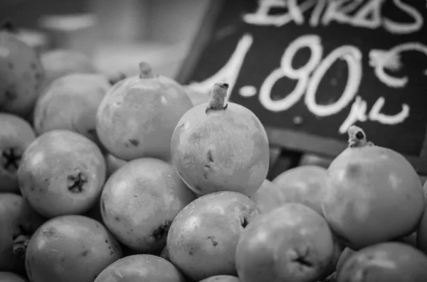 Frutas Frescas Cerca Mercado Español —  Fotos de Stock
