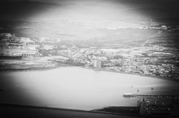 Vista Panorâmica Cidade Gibraltar Rende — Fotografia de Stock