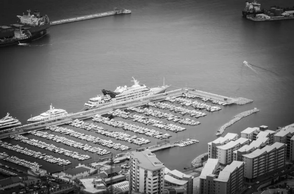 Vista Panorâmica Cidade Gibraltar Rende — Fotografia de Stock