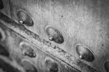 old doors close up view - knobs, design elements, architecture of the ancient doors within the streets of the spanish cities