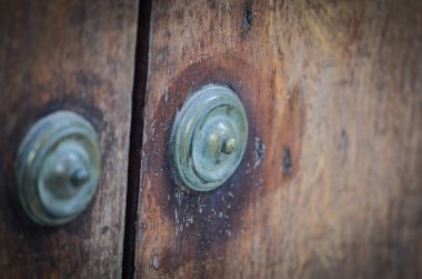 old doors close up view - knobs, design elements, architecture of the ancient doors within the streets of the spanish cities
