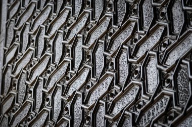 old doors close up view - knobs, design elements, architecture of the ancient doors within the streets of the spanish cities