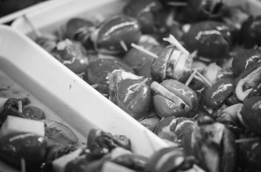 İspanyol pazarında zeytin karışımı