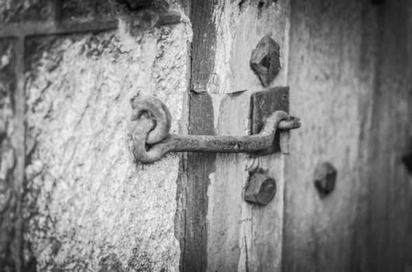 Old Doors Close View Knobs Design Elements Architecture Ancient Doors — Stock fotografie