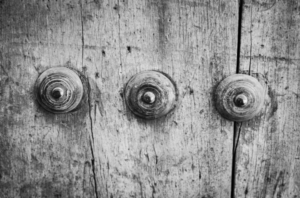 Old Doors Close View Knobs Design Elements Architecture Ancient Doors — 스톡 사진