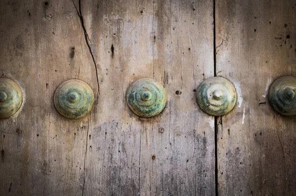 Old Doors Close View Knobs Design Elements Architecture Ancient Doors — 스톡 사진