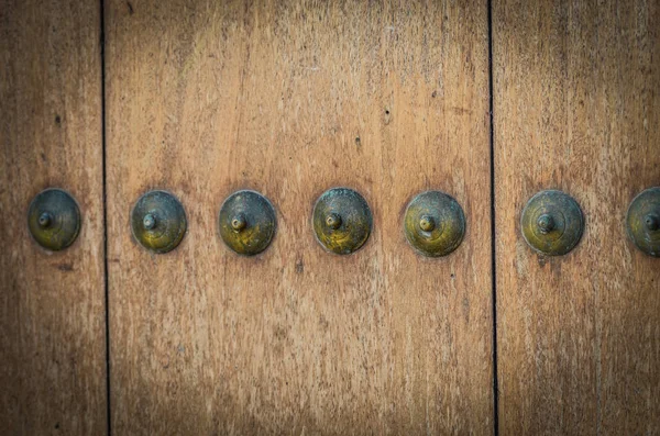 Old Doors Close View Knobs Design Elements Architecture Ancient Doors — Stock Photo, Image