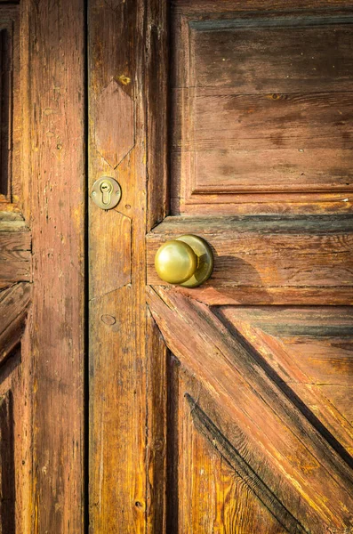 Old Doors Close View Knobs Design Elements Architecture Ancient Doors — Stockfoto