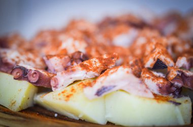 Yerel pazarda İtalyan panini ve İspanyol tapalarının lezzetli bir karışımı