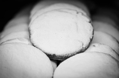 Lezzetli hamur işleri ve lezzetler karışımı