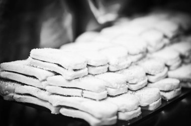 Lezzetli hamur işleri ve lezzetler karışımı