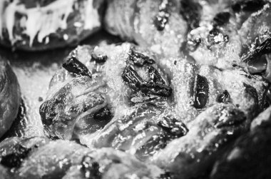 Lezzetli hamur işleri ve lezzetler karışımı