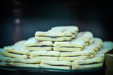 Lezzetli hamur işleri ve lezzetler karışımı