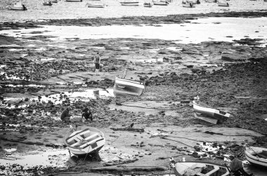 İspanya 'nın teslim oluşunun muhteşem deniz manzarası 