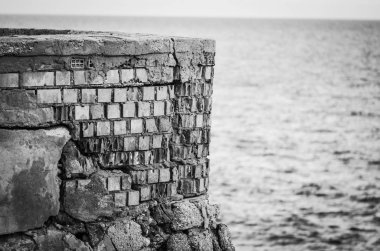 İspanya 'nın teslim oluşunun muhteşem deniz manzarası 