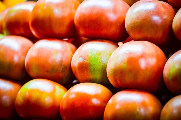 Frisches Gemüse Hautnah Auf Dem Spanischen Markt — Stockfoto
