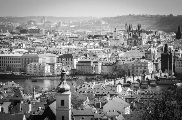Vista Panorâmica Cidade Praga — Fotografia de Stock