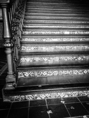 Soyut duvar yakın görünüm - taş, tuğla, duvarların ahşap mimarisi