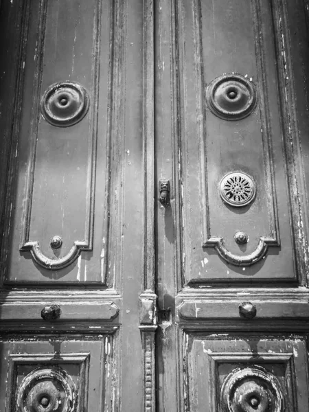 Vieilles Portes Vue Rapprochée Dans Les Rues Historiques Des Villes — Photo