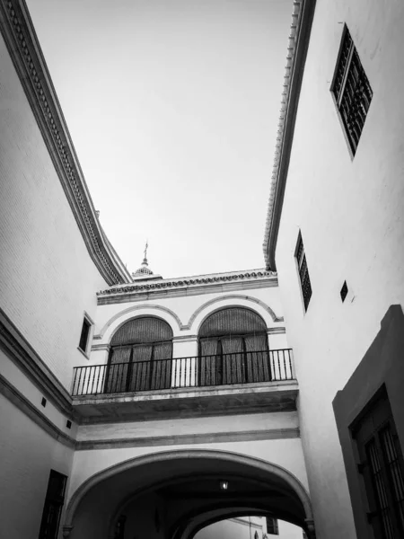 Vista Cerca Las Calles Históricas Las Ciudades Españolas — Foto de Stock
