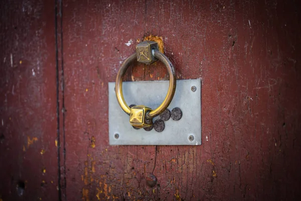 Old Doors Close View Historical Streets Italian City Palermo — Stock Photo, Image