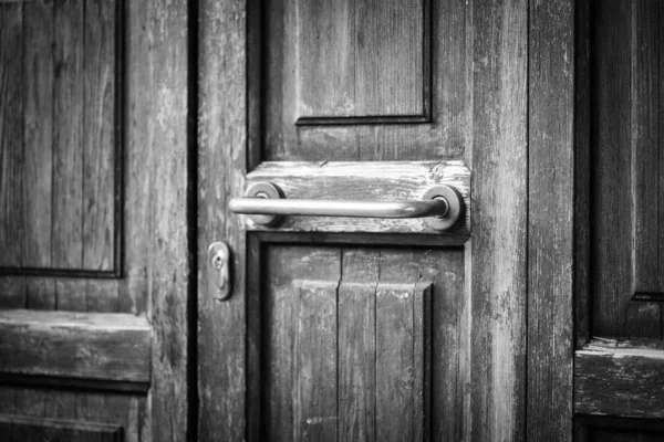 Portas Antigas Fechar Vista Dentro Das Ruas Históricas Cidade Italiana — Fotografia de Stock