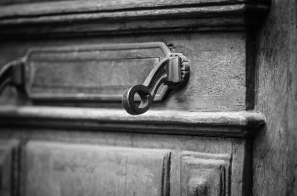 Puertas Antiguas Cierran Dentro Las Calles Ciudad Italiana Palermo — Foto de Stock