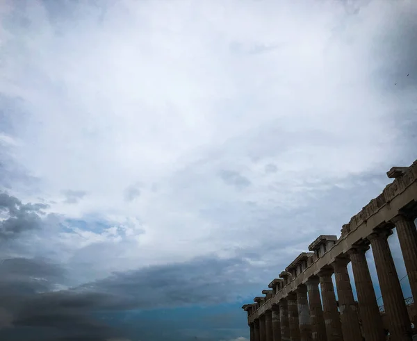 Arquitectura Griega Cerca Lugares Griegos Históricos Edificios — Foto de Stock