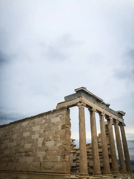 Arquitectura Griega Cerca Lugares Griegos Históricos Edificios — Foto de Stock
